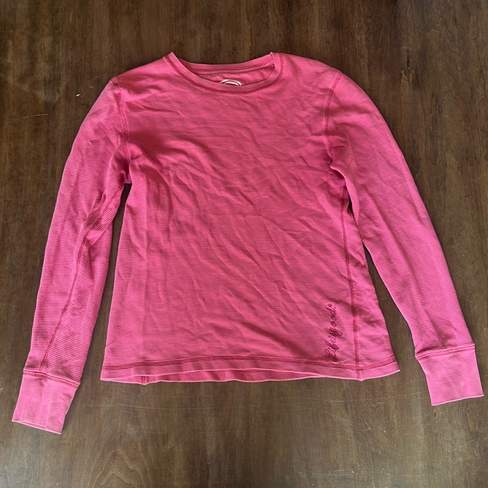 Life is Good Pink Waffle Knit